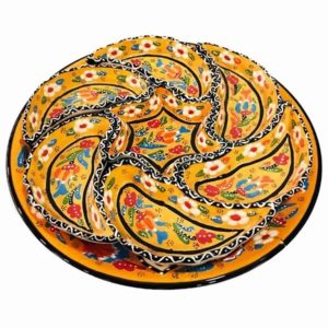 Çerezlik Sarı Çini Set - Görsel 1