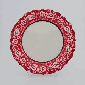 cini-tabak-kirmizi-beyaz-kabartma