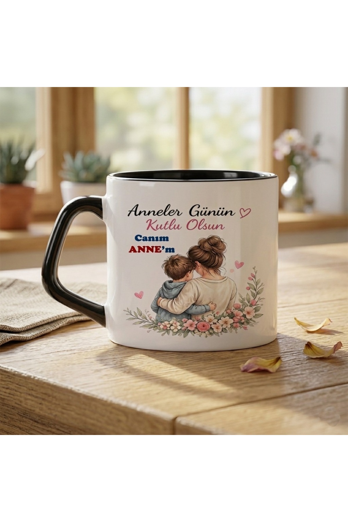 Anneler Günü Hediyesi Anneye Kupa Bardak Anne Hediye Anneye Anne Kupa Bardağı resmi