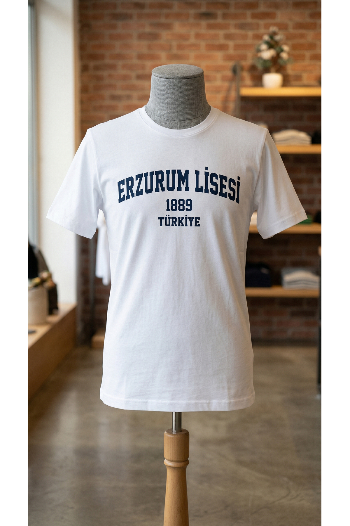 Okullara Özel Logolu Baskılı Öğrenci Tişörtü Toptan T-Shirt 10'lu Paket Kendin Tasarla Kişiye Özel resmi